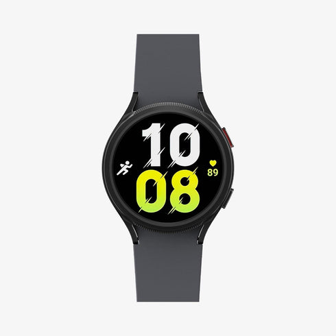 ACS06394 - Galaxy Watch 6 Classic (47mm) Case Liquid Air in matte black showing the front